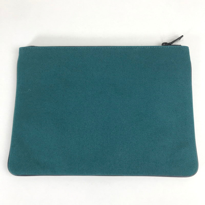 【中古品】 COACH コーチ クラッチバッグ カバン グリーン キャンバス クラッチ バッグ 180-260424-mh-14-fuzh 万代Net店