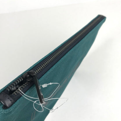 【中古品】 COACH コーチ クラッチバッグ カバン グリーン キャンバス クラッチ バッグ 180-260424-mh-14-fuzh 万代Net店