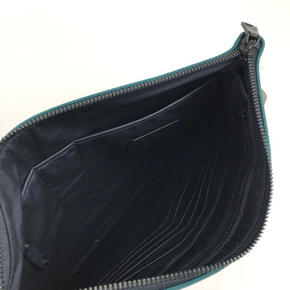 【中古品】 COACH コーチ クラッチバッグ カバン グリーン キャンバス クラッチ バッグ 180-260424-mh-14-fuzh 万代Net店