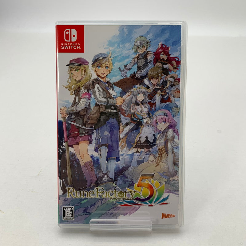 【中古美品】 Nintendo Switch ニンテンドー スイッチ ソフト Rune Factory5 ルーンファクトリー5 [CERO区分_B / 12歳以上対象] 260601-mh-17-fuz 万代Net店