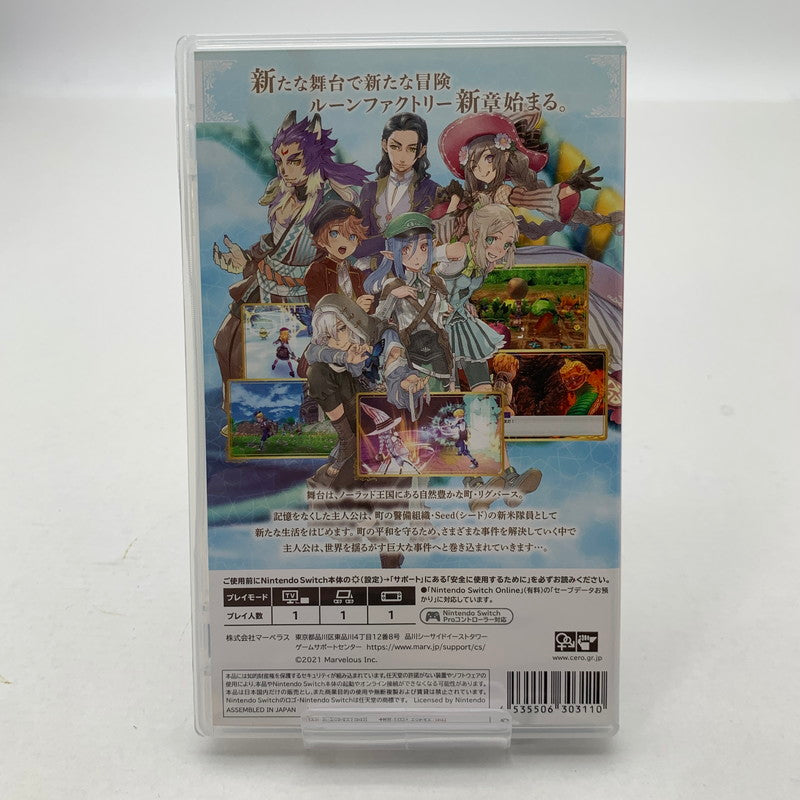 【中古美品】 Nintendo Switch ニンテンドー スイッチ ソフト Rune Factory5 ルーンファクトリー5 [CERO区分_B / 12歳以上対象] 260601-mh-17-fuz 万代Net店
