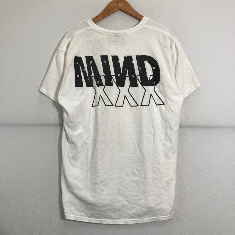 【中古品】【メンズ】 WINDANDSEA×GOD SELECTION XXX LOGO T-SHIRT ウィンダンシー ゴッドセレクション トリプルエックス Tシャツ 半袖 トップス 古着 142-250618-mh-02-fuz サイズ：不明 カラー：ホワイト 万代Net店