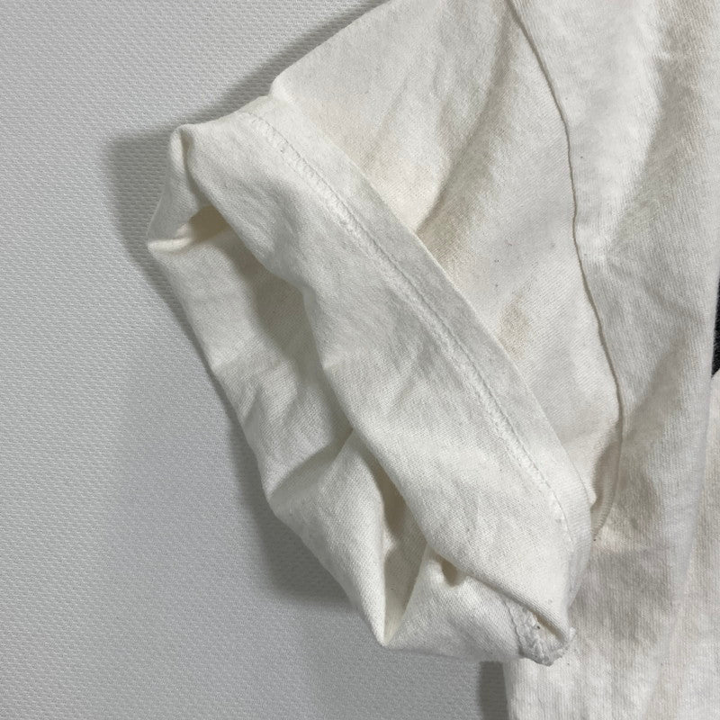 【中古品】【メンズ】 WINDANDSEA×GOD SELECTION XXX LOGO T-SHIRT ウィンダンシー ゴッドセレクション トリプルエックス Tシャツ 半袖 トップス 古着 142-250618-mh-02-fuz サイズ：不明 カラー：ホワイト 万代Net店