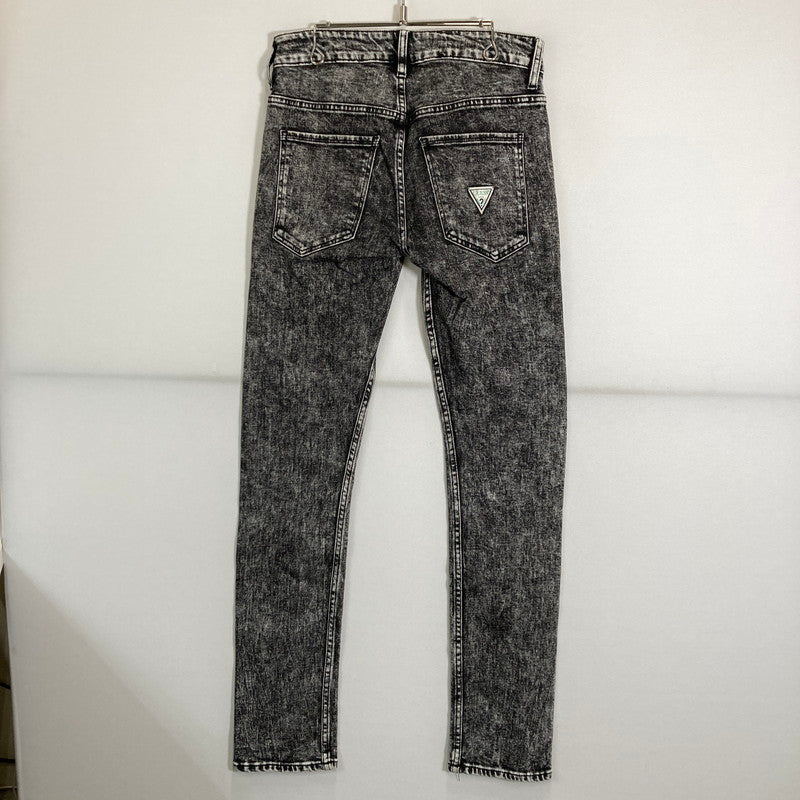 【中古品】【メンズ】 Guess ゲス DENIM PANTS デニム ジーンズ パンツ スキニー ボトムス 古着 152-250618-mh-09-fuz サイズ：US28-A カラー：ブラック 万代Net店