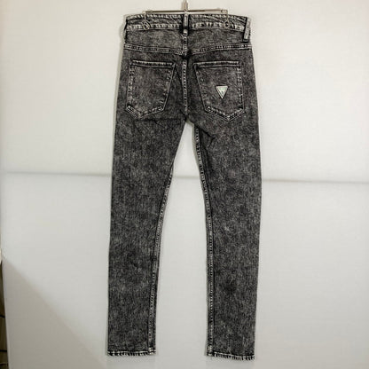 【中古品】【メンズ】 Guess ゲス DENIM PANTS デニム ジーンズ パンツ スキニー ボトムス 古着 152-250618-mh-09-fuz サイズ：US28-A カラー：ブラック 万代Net店