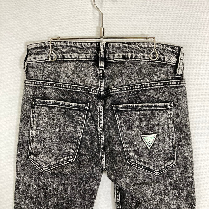 【中古品】【メンズ】 Guess ゲス DENIM PANTS デニム ジーンズ パンツ スキニー ボトムス 古着 152-250618-mh-09-fuz サイズ：US28-A カラー：ブラック 万代Net店