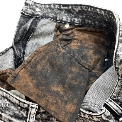 【中古品】【メンズ】 Guess ゲス DENIM PANTS デニム ジーンズ パンツ スキニー ボトムス 古着 152-250618-mh-09-fuz サイズ：US28-A カラー：ブラック 万代Net店