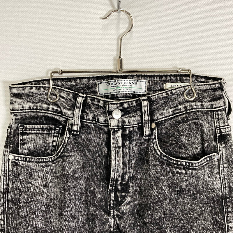 【中古品】【メンズ】 Guess ゲス DENIM PANTS デニム ジーンズ パンツ スキニー ボトムス 古着 152-250618-mh-09-fuz サイズ：US28-A カラー：ブラック 万代Net店