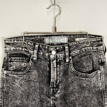 【中古品】【メンズ】 Guess ゲス DENIM PANTS デニム ジーンズ パンツ スキニー ボトムス 古着 152-250618-mh-09-fuz サイズ：US28-A カラー：ブラック 万代Net店