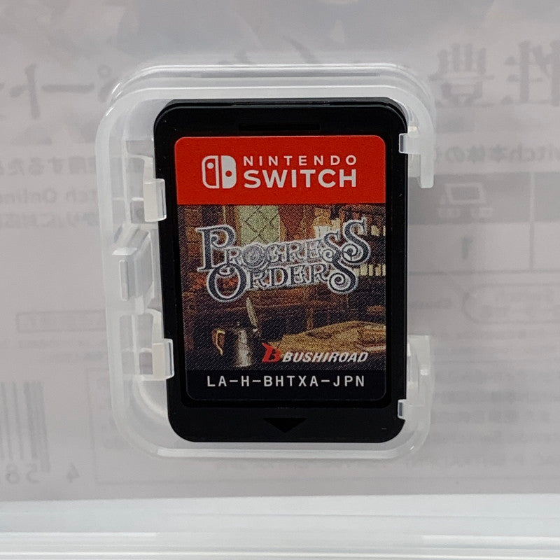 【中古美品】 Nintendo Switch ニンテンドー スイッチ ソフト PROGRESS ORDERS プログレスオーダーズ [CERO区分_B / 12歳以上対象] 260601-mh-32-fuz 万代Net店