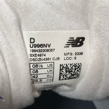 【中古美品】【メンズ】 NEW BALANCE ニューバランス U996NV スニーカー シューズ 靴 162-250627-mh-12-fuz サイズ：26.5 カラー：ネイビー 万代Net店