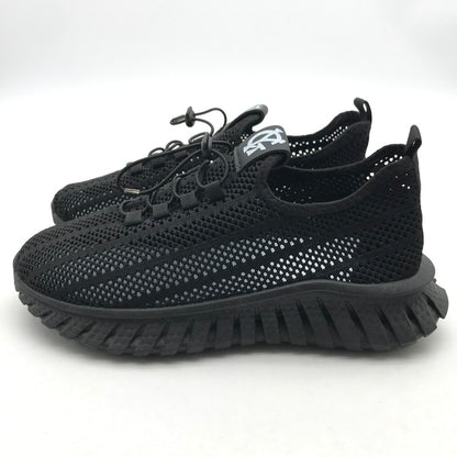 【中古品】【メンズ】 USED ユーズド メッシュシューズ スニーカー 靴 163-261013-vt-87-fuzh サイズ：43 カラー：ブラック 万代Net店