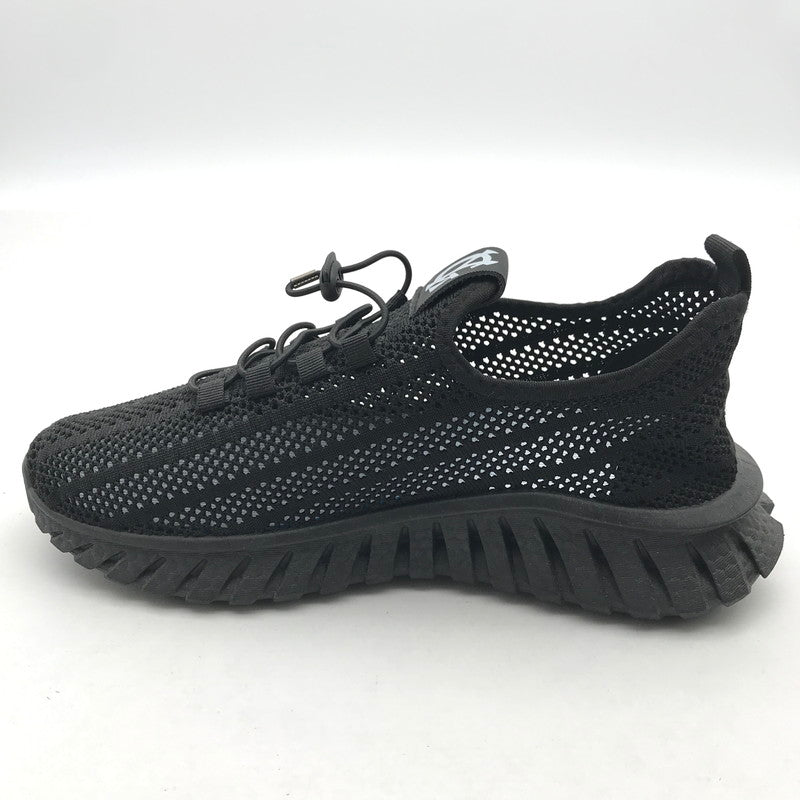 【中古品】【メンズ】 USED ユーズド メッシュシューズ スニーカー 靴 163-261013-vt-87-fuzh サイズ：43 カラー：ブラック 万代Net店
