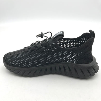 【中古品】【メンズ】 USED ユーズド メッシュシューズ スニーカー 靴 163-261013-vt-87-fuzh サイズ：43 カラー：ブラック 万代Net店