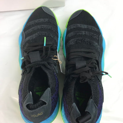 【中古美品】【メンズ】 adidas アディダス H06473 TRAE YOUNG 2 トレイ ヤング 2 スニーカー 靴 161-250824-nm-65-fuz サイズ：29.5 カラー：ブラック グリーン 万代Net店