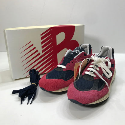 【中古美品】【メンズ】 NEW BALANCE ニューバランス M990AD2 スニーカー シューズ 靴 162-250627-mh-10-fuz サイズ：27 カラー：レッド 万代Net店