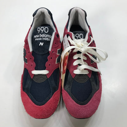 【中古美品】【メンズ】 NEW BALANCE ニューバランス M990AD2 スニーカー シューズ 靴 162-250627-mh-10-fuz サイズ：27 カラー：レッド 万代Net店
