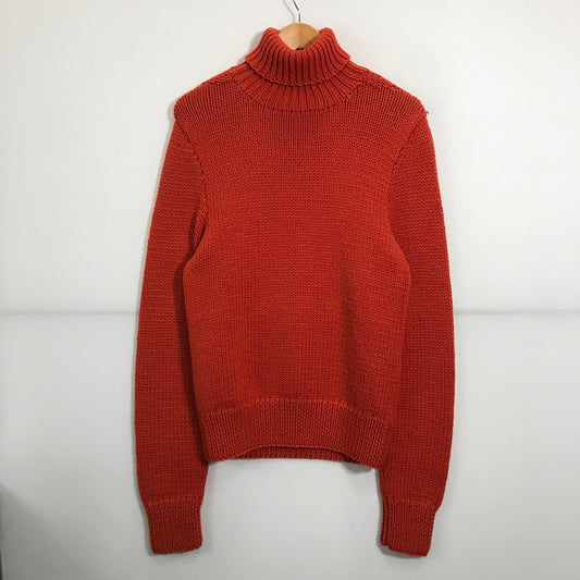 【中古品】【メンズ】 RRL ダブルアールエル TURTLENECK SWEATER タートルネック ニット セーター 長袖 トップス 古着 145-250702-mh-06-fuz サイズ：M カラー：オレンジ 万代Net店