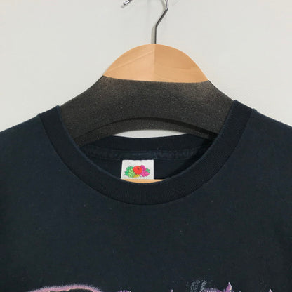 【中古品】【メンズ】  FRUIT OF THE LOOM フルーツ・オブ・ザ・ルーム DELTA "MADE IN USA" PRINCE "MUSICOLOGY TOUR" プリンス ツアー Tシャツ 半袖 古着 145-250702-mh-07-fuz サイズ：XL カラー：ブラック 万代Net店