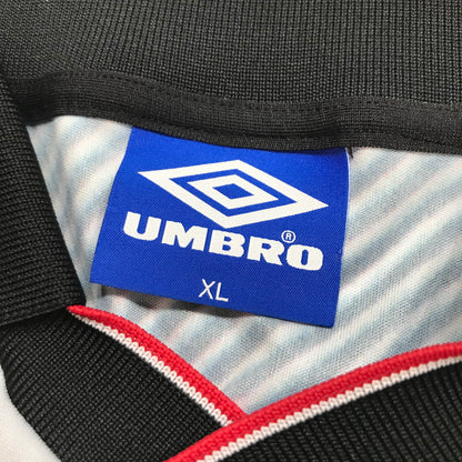 【中古品】【メンズ】  UMBRO×BAL アンブロ バル BAL-2052 SOCCER JERSEY サッカー ゲーム シャツ 半袖 古着 148-250702-mh-08-fuz サイズ：XL カラー：グレー 万代Net店