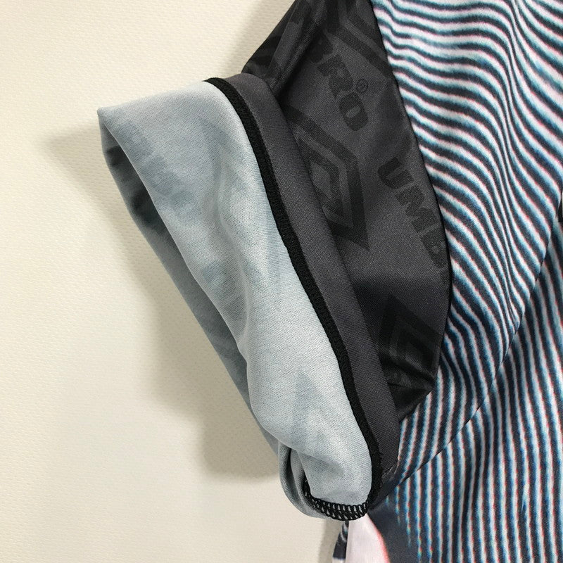 【中古品】【メンズ】  UMBRO×BAL アンブロ バル BAL-2052 SOCCER JERSEY サッカー ゲーム シャツ 半袖 古着 148-250702-mh-08-fuz サイズ：XL カラー：グレー 万代Net店