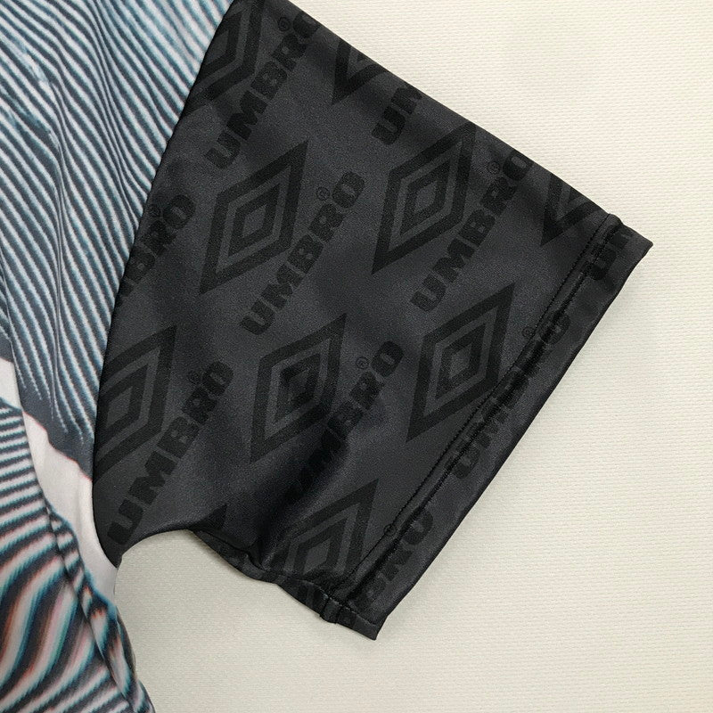 【中古品】【メンズ】  UMBRO×BAL アンブロ バル BAL-2052 SOCCER JERSEY サッカー ゲーム シャツ 半袖 古着 148-250702-mh-08-fuz サイズ：XL カラー：グレー 万代Net店