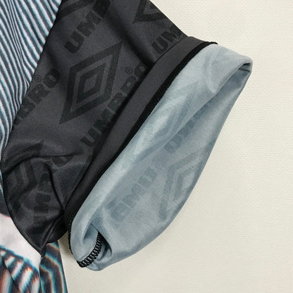 【中古品】【メンズ】  UMBRO×BAL アンブロ バル BAL-2052 SOCCER JERSEY サッカー ゲーム シャツ 半袖 古着 148-250702-mh-08-fuz サイズ：XL カラー：グレー 万代Net店