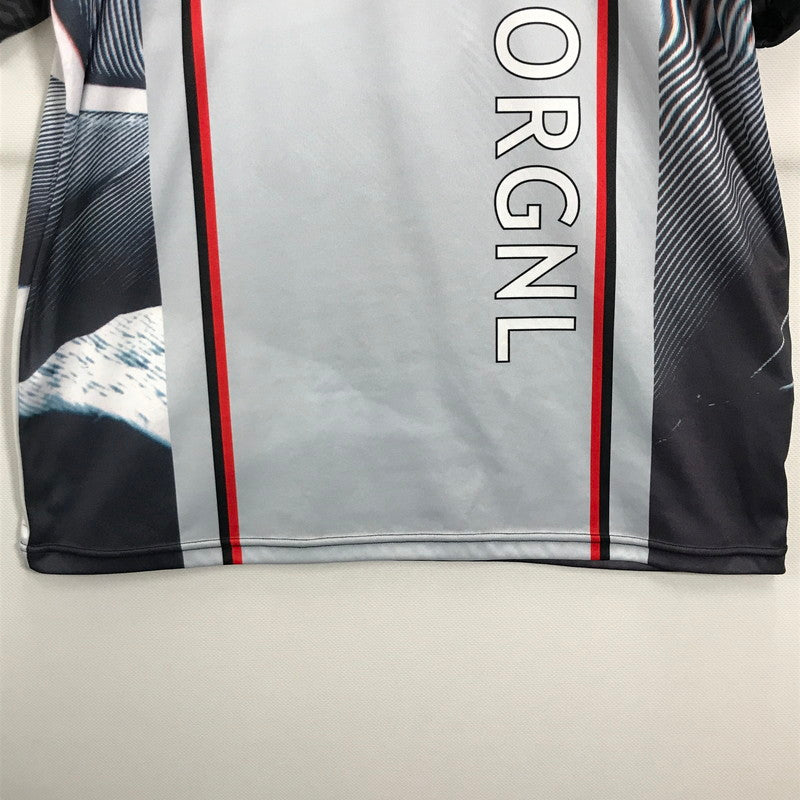 【中古品】【メンズ】  UMBRO×BAL アンブロ バル BAL-2052 SOCCER JERSEY サッカー ゲーム シャツ 半袖 古着 148-250702-mh-08-fuz サイズ：XL カラー：グレー 万代Net店