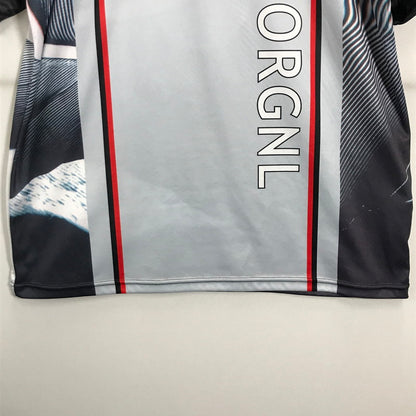 【中古品】【メンズ】  UMBRO×BAL アンブロ バル BAL-2052 SOCCER JERSEY サッカー ゲーム シャツ 半袖 古着 148-250702-mh-08-fuz サイズ：XL カラー：グレー 万代Net店