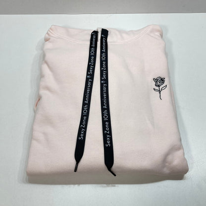 【中古品】 Sexy Zone (timelesz) セクシーゾーン タイムレス パーカー ライトピンク 「Sexy Zone Anniversary Tour 2021 SZ10TH」 086-251209-mh-02-fuz 万代Net店