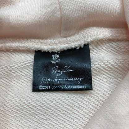 【中古品】 Sexy Zone (timelesz) セクシーゾーン タイムレス パーカー ライトピンク 「Sexy Zone Anniversary Tour 2021 SZ10TH」 086-251209-mh-02-fuz 万代Net店