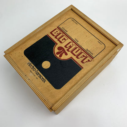 【現状渡し品】 ELECTRO-HARMONIX Little Big Muff エレクトロハーモニクス ビッグマフ 木箱仕様 動作未確認品 ※木箱にカビのような傷み・本体にキズやサビあり 114-261024-io-21-fuz 万代Net店