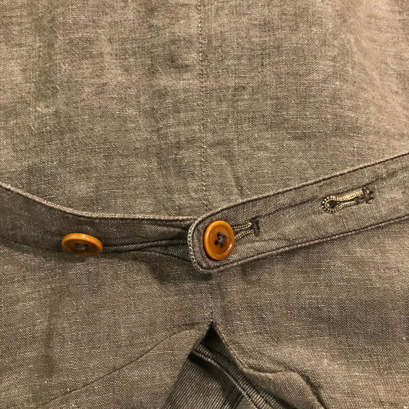 【中古品】【メンズ】  FREEWHEELERS フリーホイーラーズ COLUMBIA COLLARLESS VEST コロンビア カラーレス ベスト トップス 古着 145-250704-mh-05-fuz サイズ：38 カラー：ベージュ 万代Net店