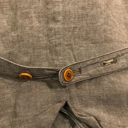 【中古品】【メンズ】  FREEWHEELERS フリーホイーラーズ COLUMBIA COLLARLESS VEST コロンビア カラーレス ベスト トップス 古着 145-250704-mh-05-fuz サイズ：38 カラー：ベージュ 万代Net店