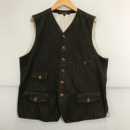 【中古品】【メンズ】  FREEWHEELERS フリーホイーラーズ STRANG VEST ベスト トップス 古着 145-250704-mh-06-fuz サイズ：38 カラー：ブラウン 万代Net店