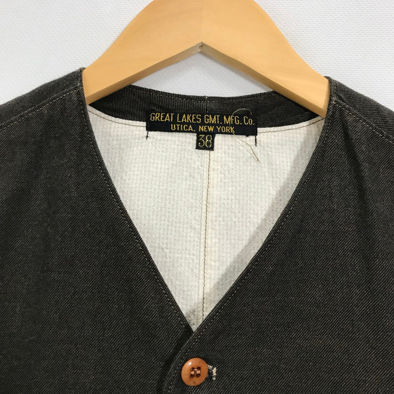 【中古品】【メンズ】  FREEWHEELERS フリーホイーラーズ STRANG VEST ベスト トップス 古着 145-250704-mh-06-fuz サイズ：38 カラー：ブラウン 万代Net店