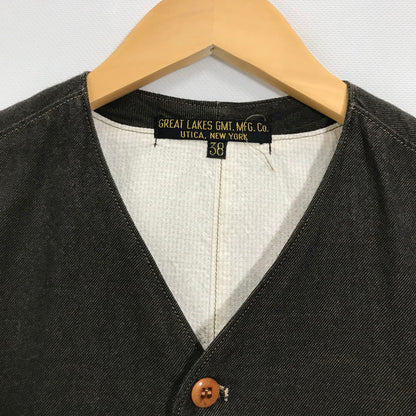 【中古品】【メンズ】  FREEWHEELERS フリーホイーラーズ STRANG VEST ベスト トップス 古着 145-250704-mh-06-fuz サイズ：38 カラー：ブラウン 万代Net店