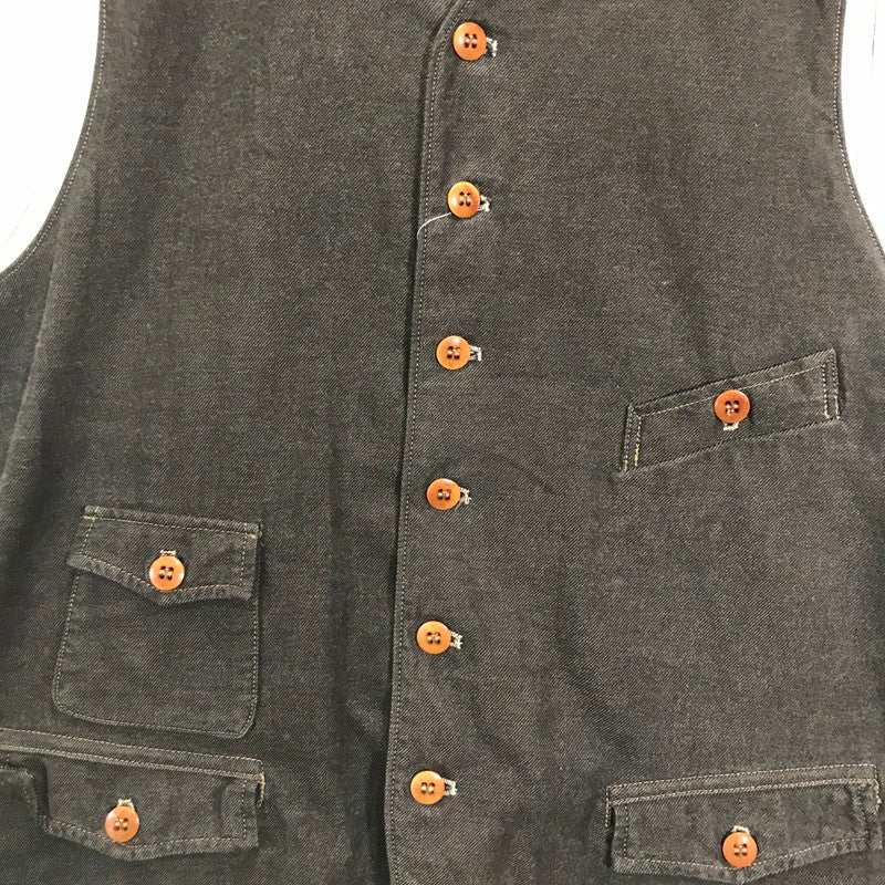 【中古品】【メンズ】  FREEWHEELERS フリーホイーラーズ STRANG VEST ベスト トップス 古着 145-250704-mh-06-fuz サイズ：38 カラー：ブラウン 万代Net店