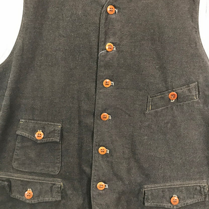 【中古品】【メンズ】  FREEWHEELERS フリーホイーラーズ STRANG VEST ベスト トップス 古着 145-250704-mh-06-fuz サイズ：38 カラー：ブラウン 万代Net店