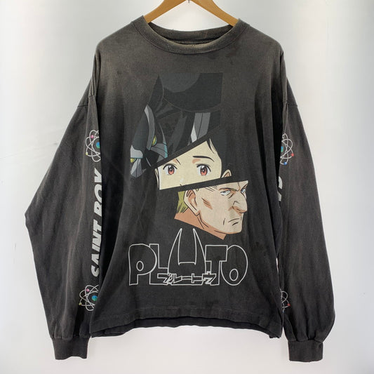 【中古品】【メンズ】 セント マイケル 24AW SAINT MICHAEL SM-YS1-0000-C30 PT_LS TEE PLUTO ロングスリーブTシャツ ロンT 長袖 TEE 140-260111-nm-04-fuz サイズ：XL 万代Net店