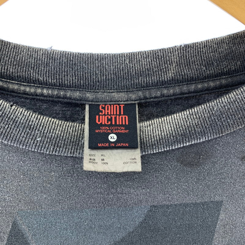 【中古品】【メンズ】 セント マイケル 24AW SAINT MICHAEL SM-YS1-0000-C30 PT_LS TEE PLUTO ロングスリーブTシャツ ロンT 長袖 TEE 140-260111-nm-04-fuz サイズ：XL 万代Net店