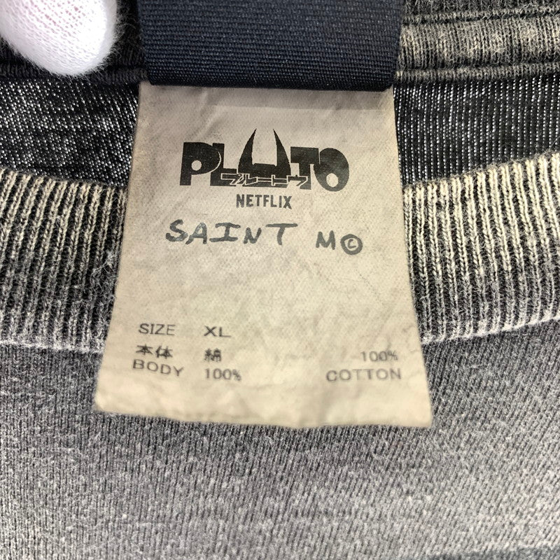 【中古品】【メンズ】 セント マイケル 24AW SAINT MICHAEL SM-YS1-0000-C30 PT_LS TEE PLUTO ロングスリーブTシャツ ロンT 長袖 TEE 140-260111-nm-04-fuz サイズ：XL 万代Net店