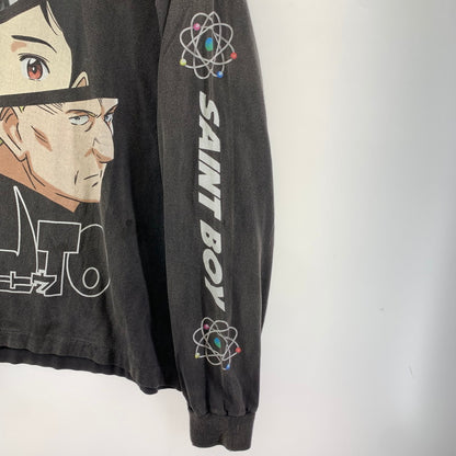 【中古品】【メンズ】 セント マイケル 24AW SAINT MICHAEL SM-YS1-0000-C30 PT_LS TEE PLUTO ロングスリーブTシャツ ロンT 長袖 TEE 140-260111-nm-04-fuz サイズ：XL 万代Net店