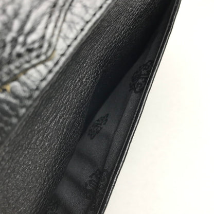 【中古品】【メンズ】  〈インボイス付き〉CHROME HEARTS クロムハーツ シングルフォールド ロングウォレット   LNG SNGL FLD TIPS 長財布 二つ折り 190-250710-nm-01-fuz カラー：ブラック/シルバー 万代Net店