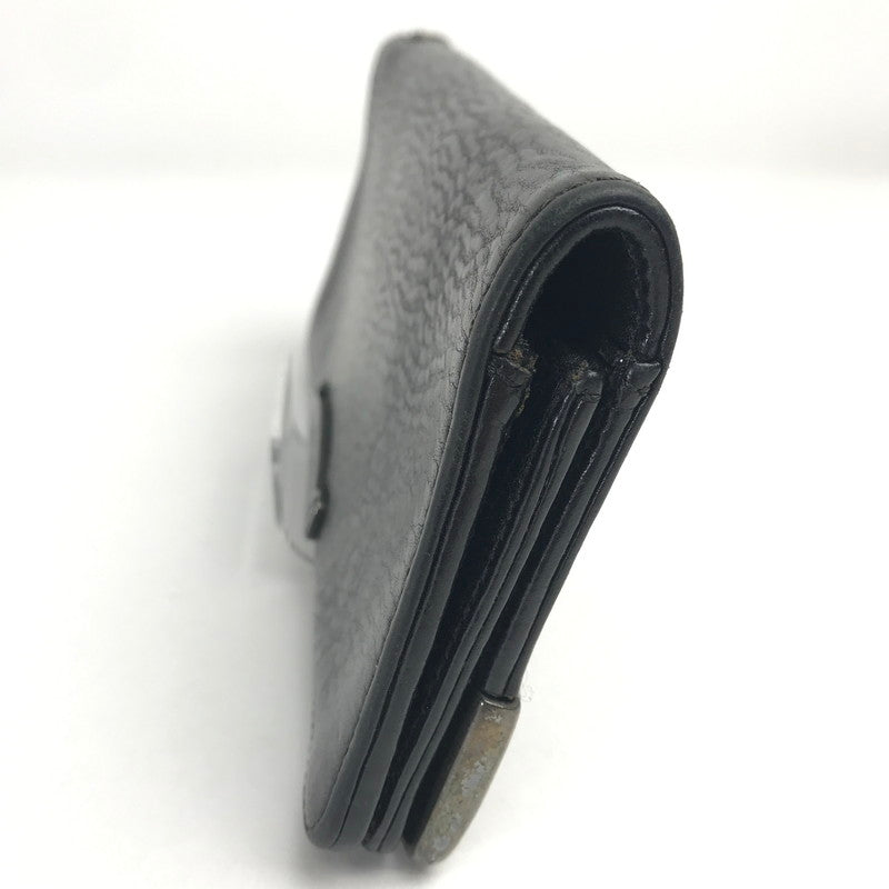 【中古品】【メンズ】  〈インボイス付き〉CHROME HEARTS クロムハーツ シングルフォールド ロングウォレット   LNG SNGL FLD TIPS 長財布 二つ折り 190-250710-nm-01-fuz カラー：ブラック/シルバー 万代Net店