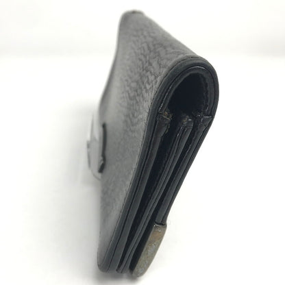 【中古品】【メンズ】  〈インボイス付き〉CHROME HEARTS クロムハーツ シングルフォールド ロングウォレット   LNG SNGL FLD TIPS 長財布 二つ折り 190-250710-nm-01-fuz カラー：ブラック/シルバー 万代Net店