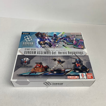 【未使用品】 ガンダムカードゲーム スタートデッキ ガンダムアッセンブルセット Heroic Beginnings 【ST01A】 080-251029-ky-23-fuz 万代Net店