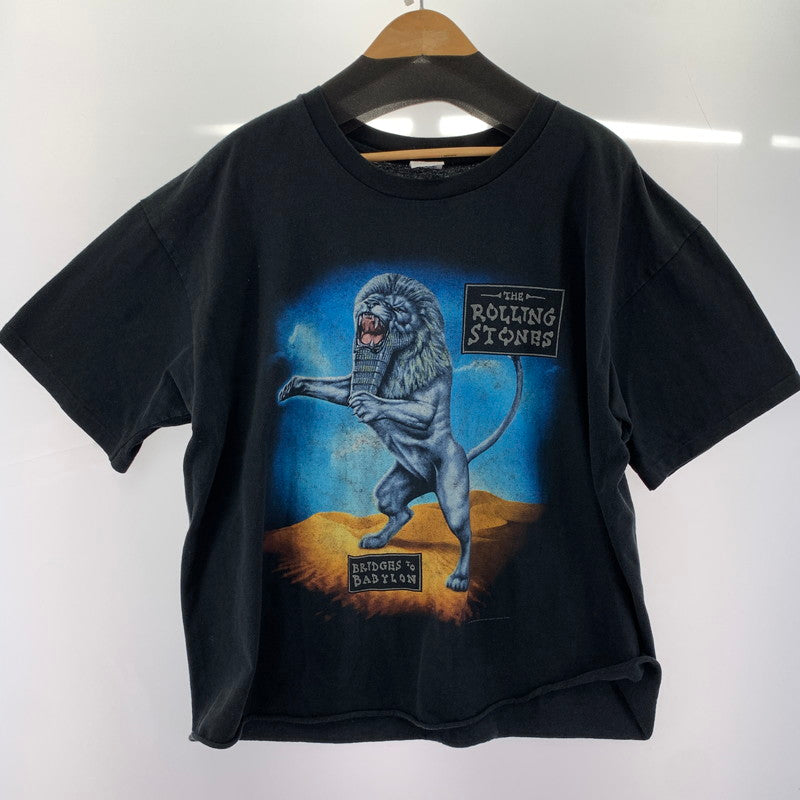 【中古品】【メンズ】 ANVIL THE ROLLING STONES BRIDGES TO BABYLON T-SHIRT アンビル ローリング ストーンズ 145-250713-st-03-fuz サイズ：2X カラー：ブラック 万代Net店
