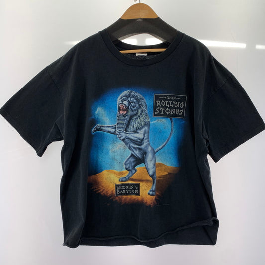【中古品】【メンズ】 ANVIL THE ROLLING STONES BRIDGES TO BABYLON T-SHIRT アンビル ローリング ストーンズ 145-250713-st-03-fuz サイズ：2X カラー：ブラック 万代Net店