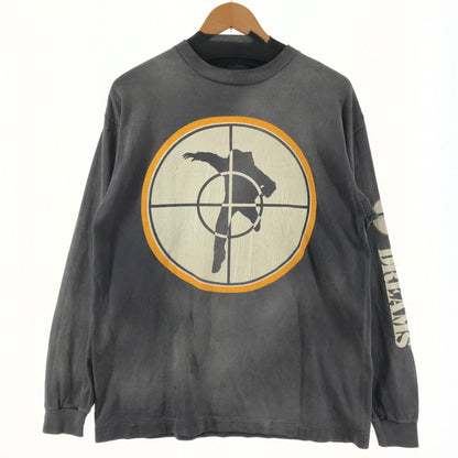 【中古品】【メンズ】  SAINT MICHAEL×SEAN WOTHERSPOON セントマイケル  ショーン ウェザースプーン SM-YS8-0000-C17 LS TEE 24SS 長袖 Tシャツ ロンT トップス 古着 140-250716-nm-01-fuz サイズ：M カラー：ブラック 万代Net店